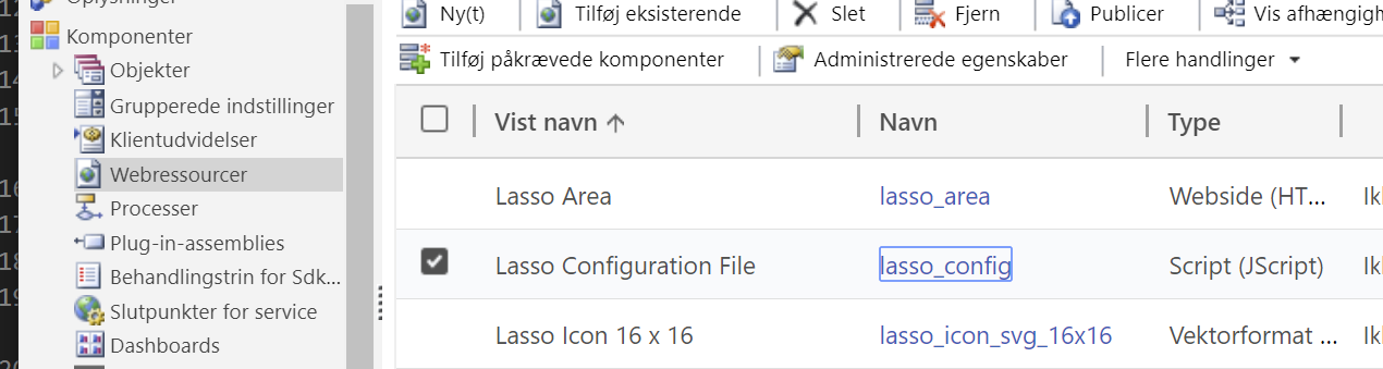 Locate the Lasso Configuration File